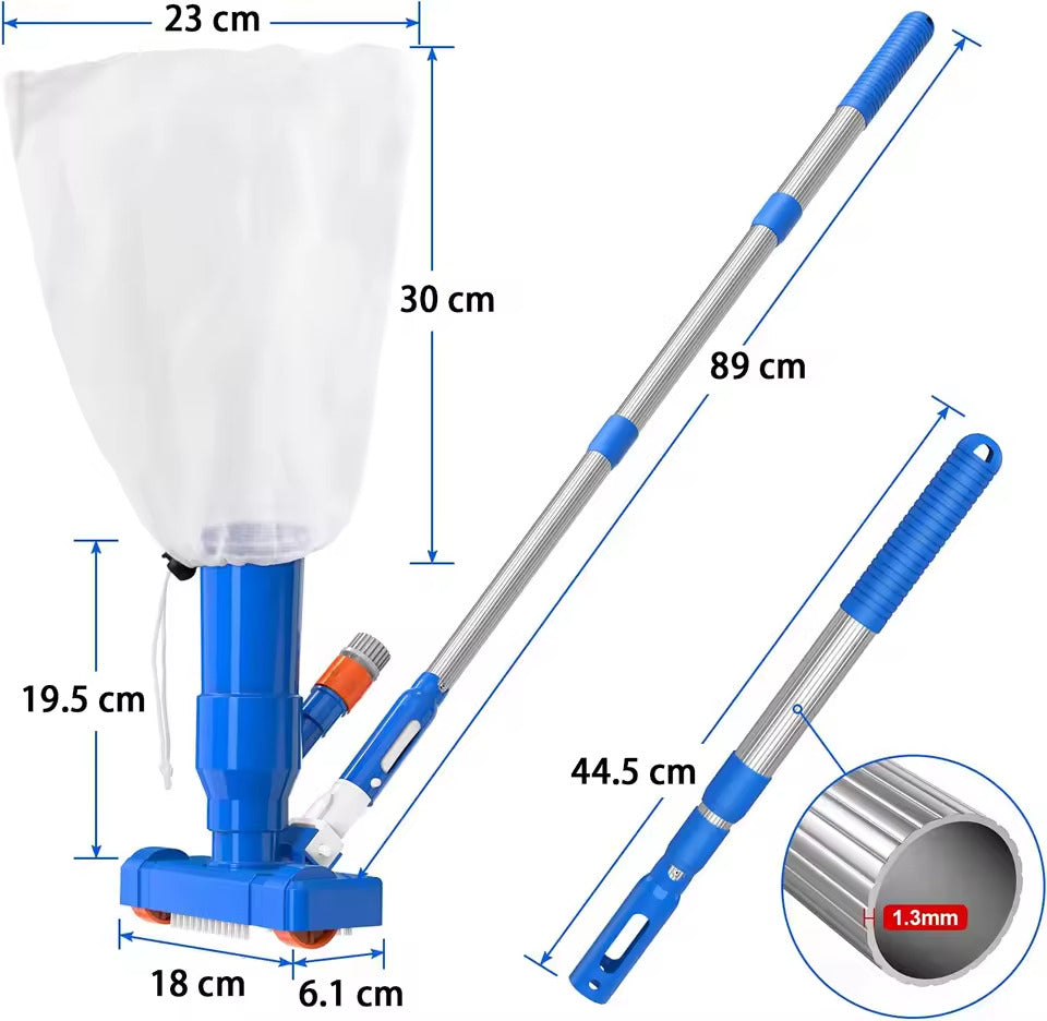 Aspirateur de piscine – Nettoyez votre piscine rapidement sans électricité